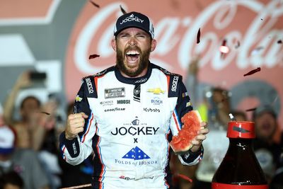 Ross Chastain makes history, fighting from last to first to win the Coca-Cola 600