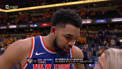 Karl-Anthony Towns Had Sweet Message for Mom After Leading Knicks' Game 3 Comeback