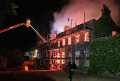 'Magnificent' Grade II-listed mansion on London millionaire's row destroyed by huge fire