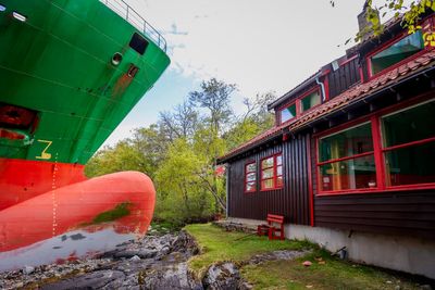 Crew member charged after massive container ship ploughed into Norwegian man’s front garden