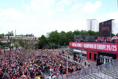 Car involved in collision with pedestrians at Liverpool title parade – as it happened