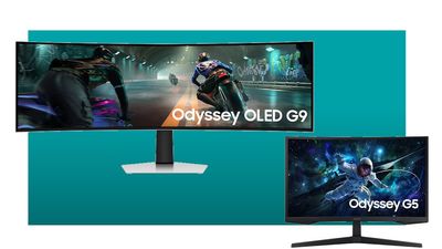 Samsung's 49" Odyssey curved gaming monitors are on sale for memorial day, and come with a bonus 27" QHD screen for free