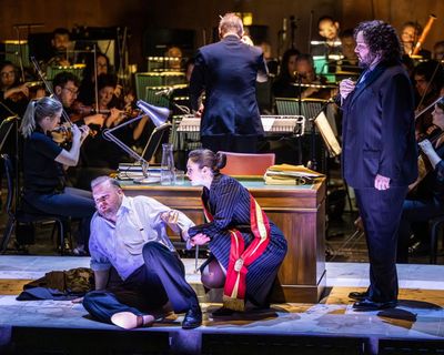 Simon Boccanegra review – Opera North’s staging of Verdi’s knotty score is a brooding triumph