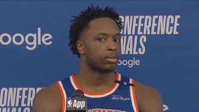 Knicks’ OG Anunoby Had a Very Awkward Press Conference After Game 3 Win Over Pacers