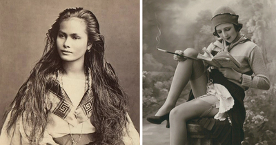 Women’s Beauty Captured 100 Years Ago In Vintage Postcards From 1900-1910