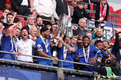 AFC Wimbledon 1-0 Walsall: Hippolyte the hero as Dons hold on through nervy second half to confirm promotion