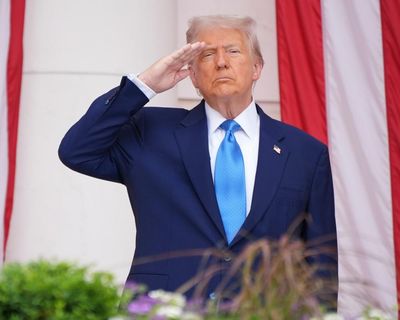 Trump peppers Memorial Day speech with personal boasting and partisan attacks