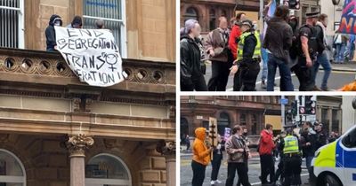 What happened at the trans rights protest when activists clashed with police