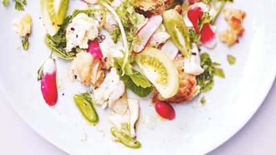 Seafood, but make it European – this British-style ceviche salad will hit all the right notes for elegant summer entertaining