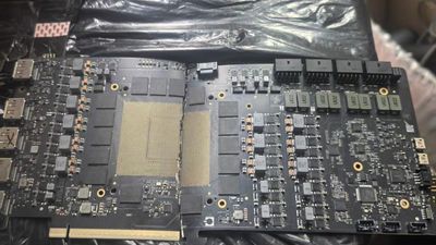 Nvidia RTX 5090 prototype surfaces with four 16-pin power connectors and additional VRMs