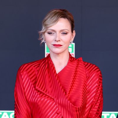 Princess Charlene Styles a Surprising Pair of Sneakers With Her Hermès Blouse at the Monaco Grand Prix