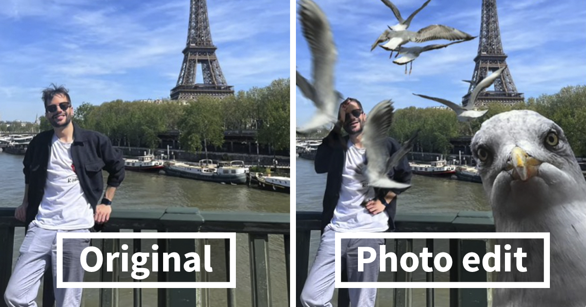 86 Hilarious Photoshop Edits By An Artist Who Takes…