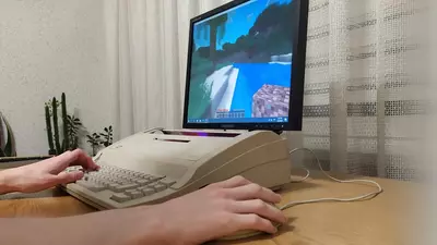 A gaming typewriter is born from a once-forgotten matrix typewriter