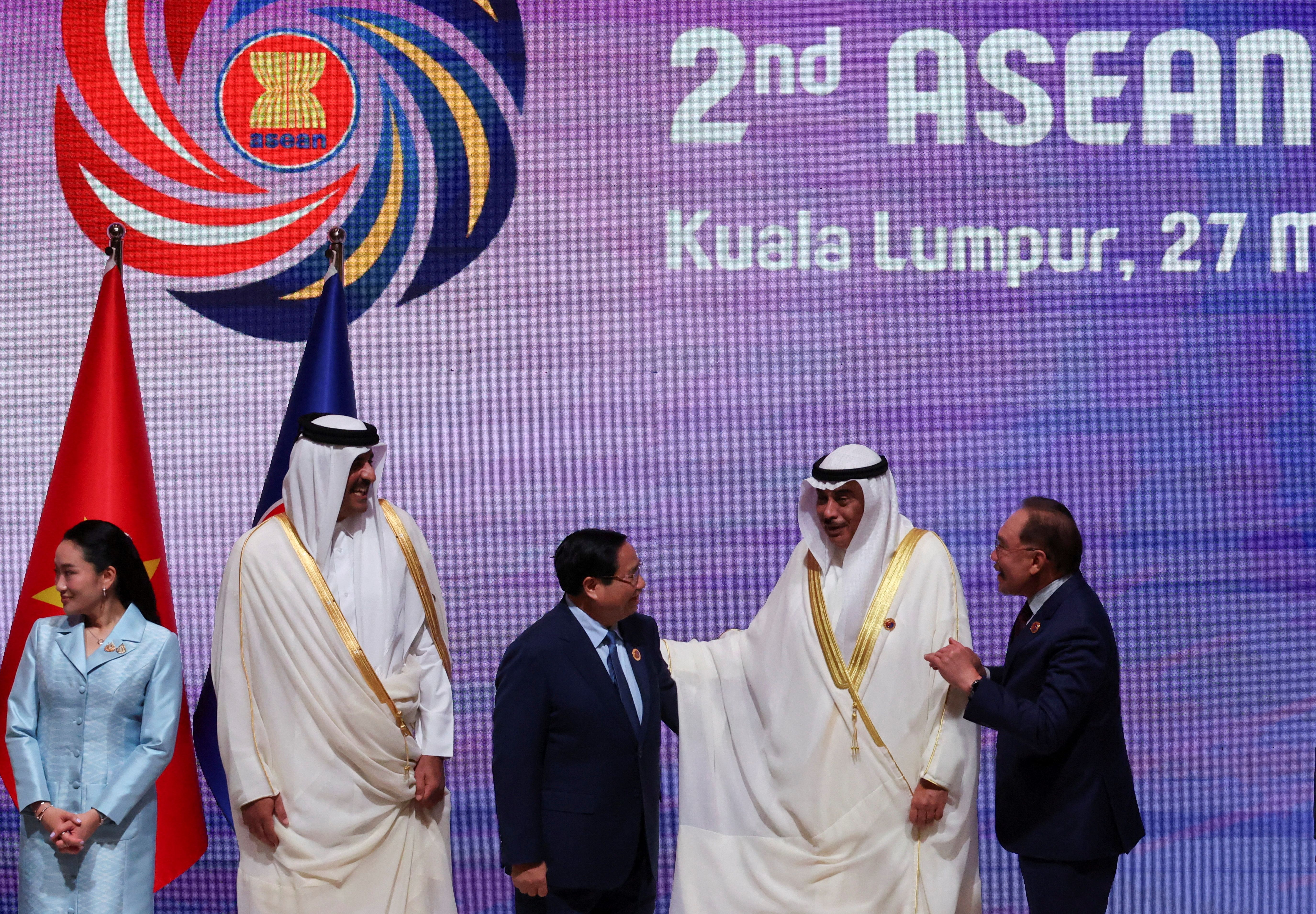 ASEAN kicks off summits with China, Gulf states amid…