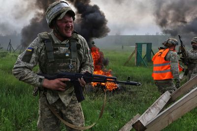 Russia seizes Ukrainian border villages as its massive bombing campaign slows