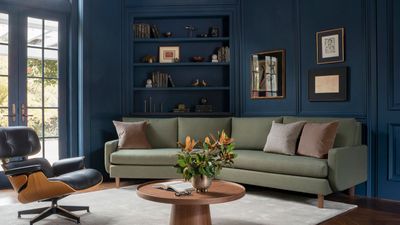 Is Benjamin Moore's Gentleman's Gray the perfect deep blue paint? It balances 'richness and restraint' and designers love its cocooning quality