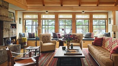 The designer wanted this New Hampshire home to feel like a throwback to summer camp – the result will fill you with nostalgia