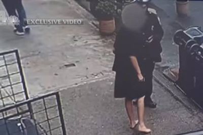 Moment barefoot crypto kidnap victim escapes house of horrors and seeks help from cop after 3 weeks of alleged torture