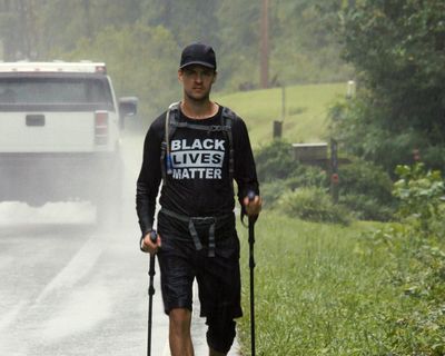 Storyville: White Man Walking review – the man who marched 1,500 miles with a Black Lives Matter sign