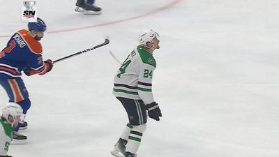 NHL Fans Call Out Oilers' Evan Bouchard for Blatantly Dirty Move in Game 4 vs. Stars