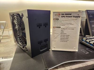 InWin preps 1650W GPU power supply with four 16-pin power connectors