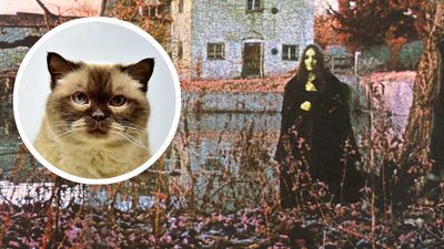 The mysterious woman on the cover of Black Sabbath's debut album is raffling her autograph to raise funds for a cat rescue project