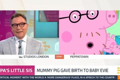 Daddy Pig ‘breaks down in tears’ in first-ever live TV interview