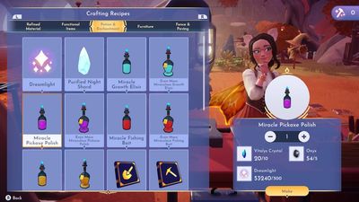 How to upgrade Pickaxe in Disney Dreamlight Valley