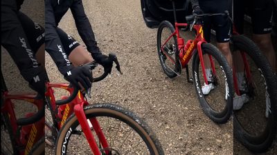 All-new Specialized gravel bike spotted hidden beneath Unbound mud