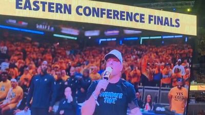It Appears Ben Stiller Did Not Appreciate Pat McAfee’s Hype Speech at Pacers-Knicks