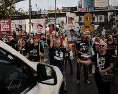 Families of hostages stage protests on 600th day of Israel-Gaza war