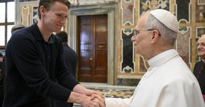 'Incredible': Scott McTominay meets pope after Napoli victory