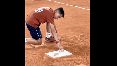 Cameras Caught a Ball Boy’s Sweet Moment With Rafael Nadal Plaque at Roland Garros