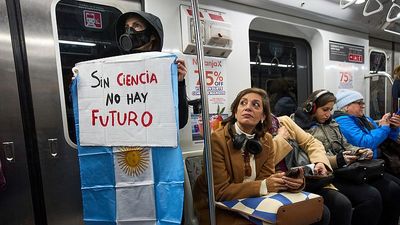 Scientists in Argentina march against Milei’s research budget cuts