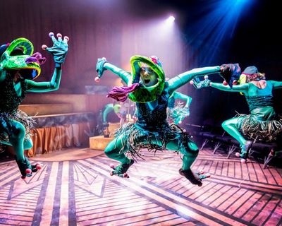 ‘Please don’t fart, this is art’ – Stephen Sondheim’s musical The Frogs review