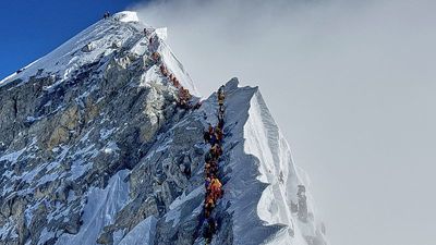 Everest faces pressure from climate change and overcrowding