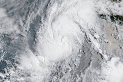 Tropical Storm Alvin forms in the Pacific Ocean off the coast of western Mexico