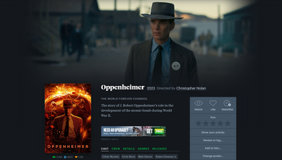 I’m a movie lover and this is the one app I cannot do without