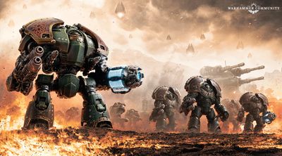 Warhammer's latest shiny CG trailer somehow makes space marine shoulder pads even bigger
