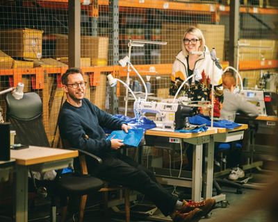 ‘Small and mighty, that’s what we are’: the team turning discarded tents into bags