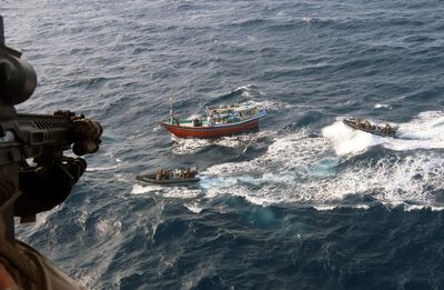 Royal Marines seize £30 million of drugs in raid on dhow in Arabian Sea after secret drones tracking mission