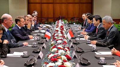 New France-Singapore deal is a 'tangible roadmap' for defence and tech partnership, Macron says