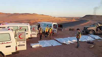 At least 11 Sudanese migrants killed in car crash in Libyan desert, authorities say