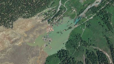 Swiss villages on high alert after glacier collapse and landslide buries Blatten