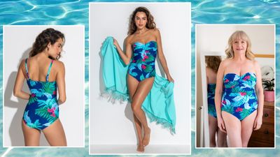 This bandeau swimsuit is going straight in my suitcase - trust me, you're going to love it too