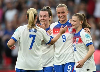 Lionesses 6-0 Portugal: Aggie Beever-Jones hits half-hour hat-trick as England humiliate Selecao