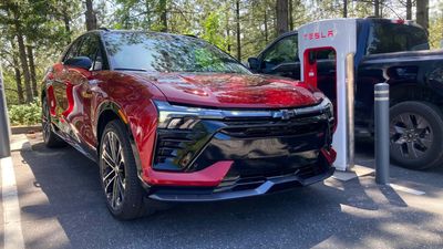 A Tesla Supercharger Saved My Ass In A Chevy Blazer EV