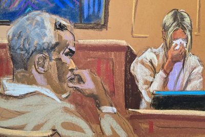 Diddy’s ex-assistant stunned into silence as rap mogul’s defense team accuses her of making up rape claim