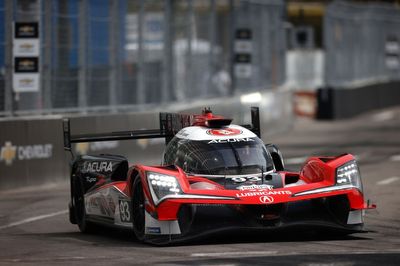 Acura literally rubs its way into a front row lockout for IMSA's Detroit GP start