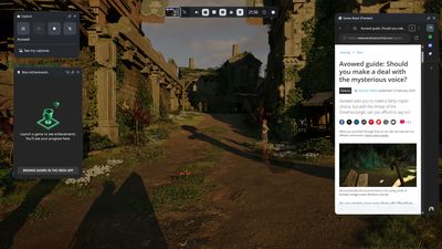 No more alt-tabbing: Edge Game Assist floats guides, Discord, and more over your games